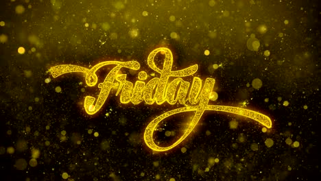 viernes deseos tarjetas de saludos, invitaciones, fuegos artificiales de celebración