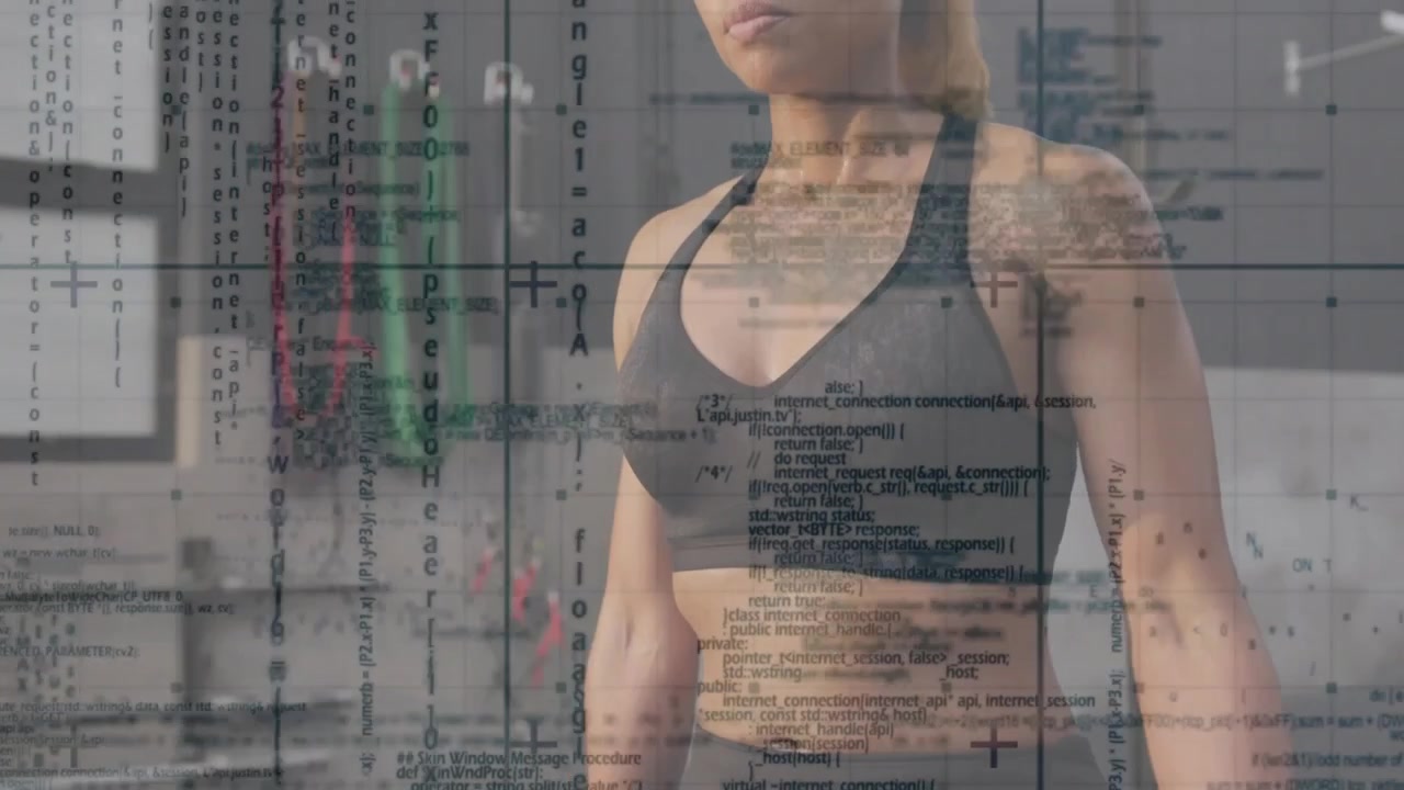 Femme saisissant un haltère, effectuant des flexions des biceps en position assise-debout dans une salle de sport, pour développer sa force.