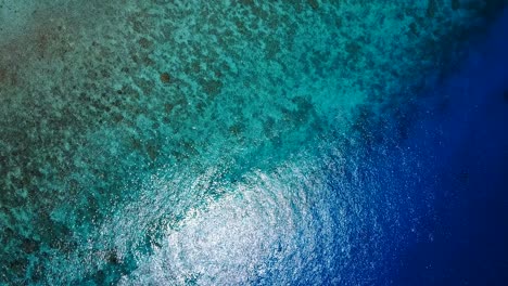 Crystal-clear-ocean-from-above