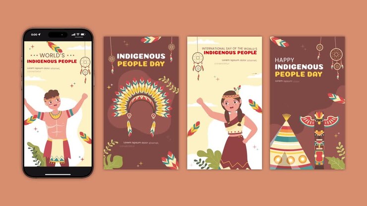 Indigenous Peoples Day Animated Instagram Story Pack