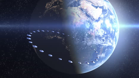 ufos orbiting earth