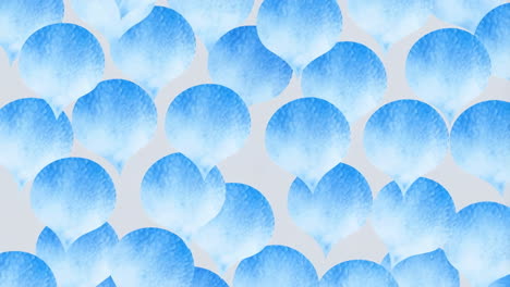 abstract blue droplet pattern