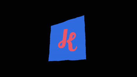 image of a stylized letter k