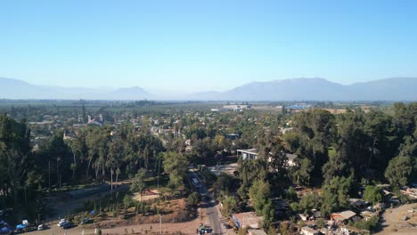 Staudamm-Ribera-Del-Maipo,-Gemeinde-Buin,-Chile