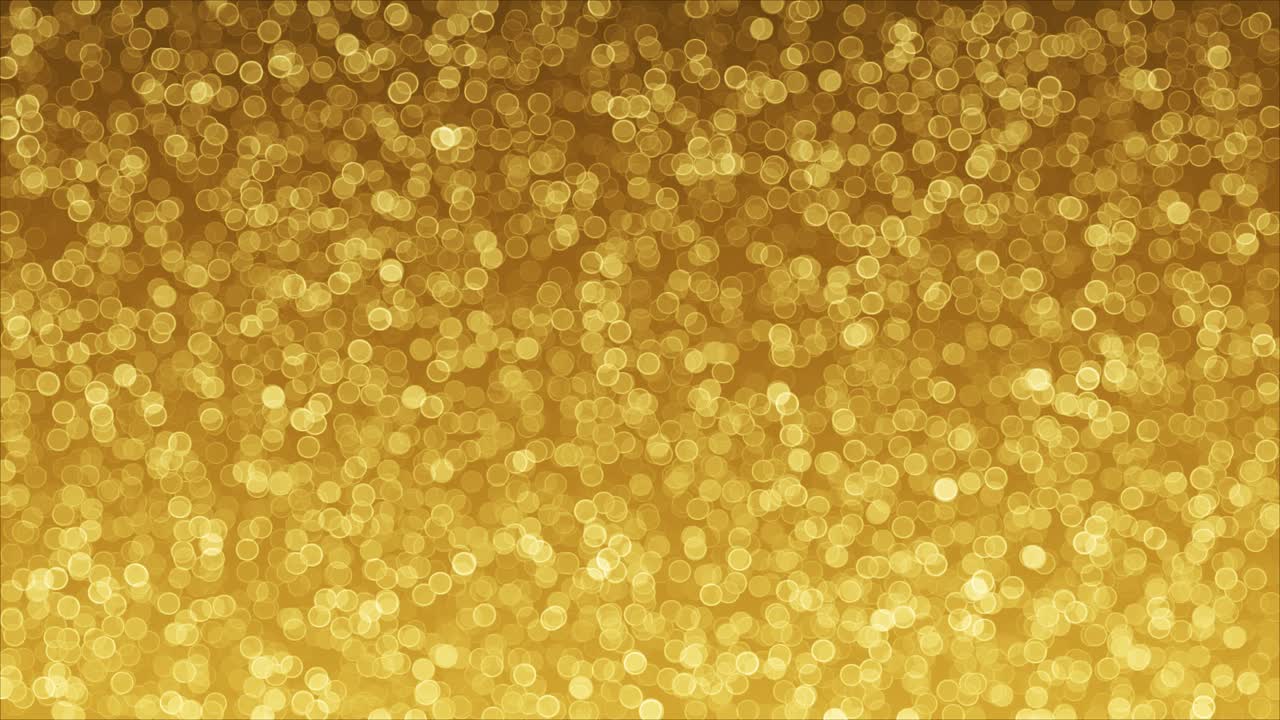 Gyllen bakgrunn med bokeh loop-animasjon