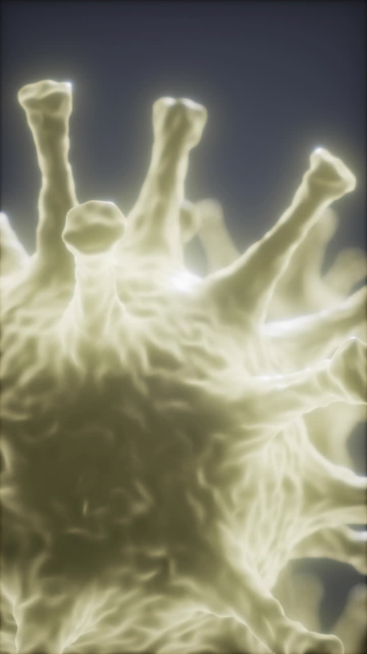 primer plano de un coronavirus