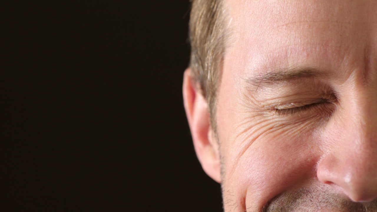 즐겁고 행복 한 사람 의 초상화