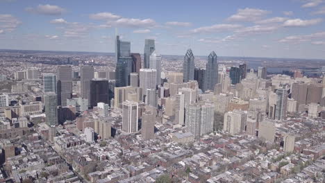 Aerial-view-of-Philadelphia-skyline