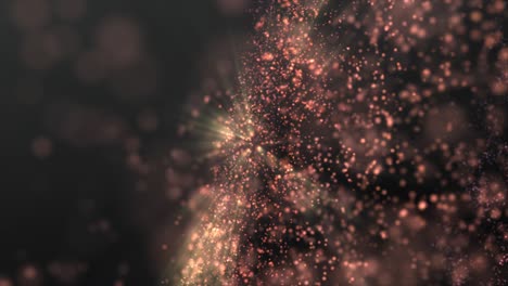 particles gold glitter bokeh background.