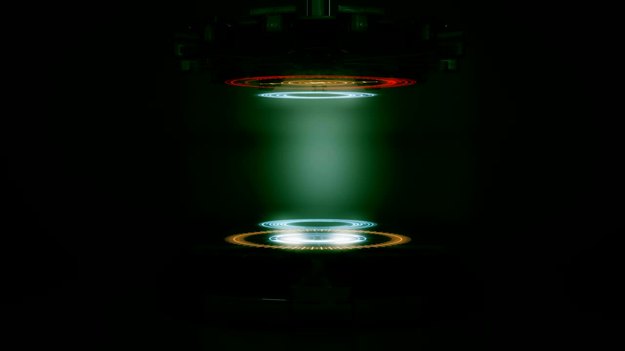 interfaz futurista con el espacio de copia.