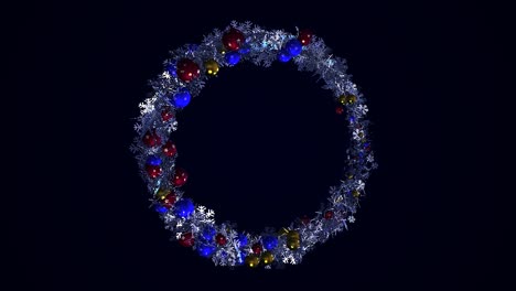 adorno de corona de navidad