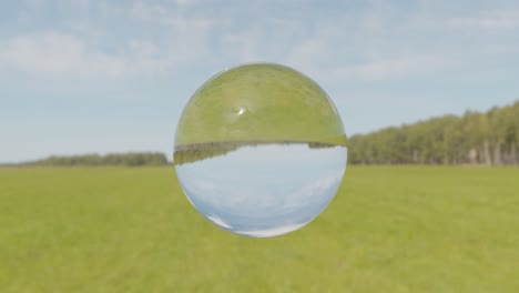 Crystal Ball - 360 rotation . landscape 