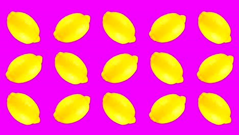 fondo abstracto con limones amarillos