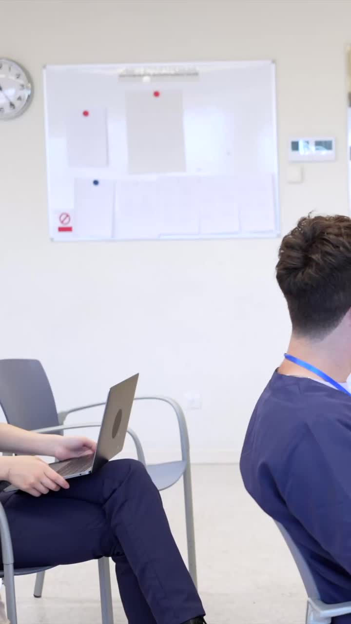 Medical professionals in a meeting or conference