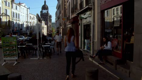 Walking-in-historic-Auvergne,-France-16