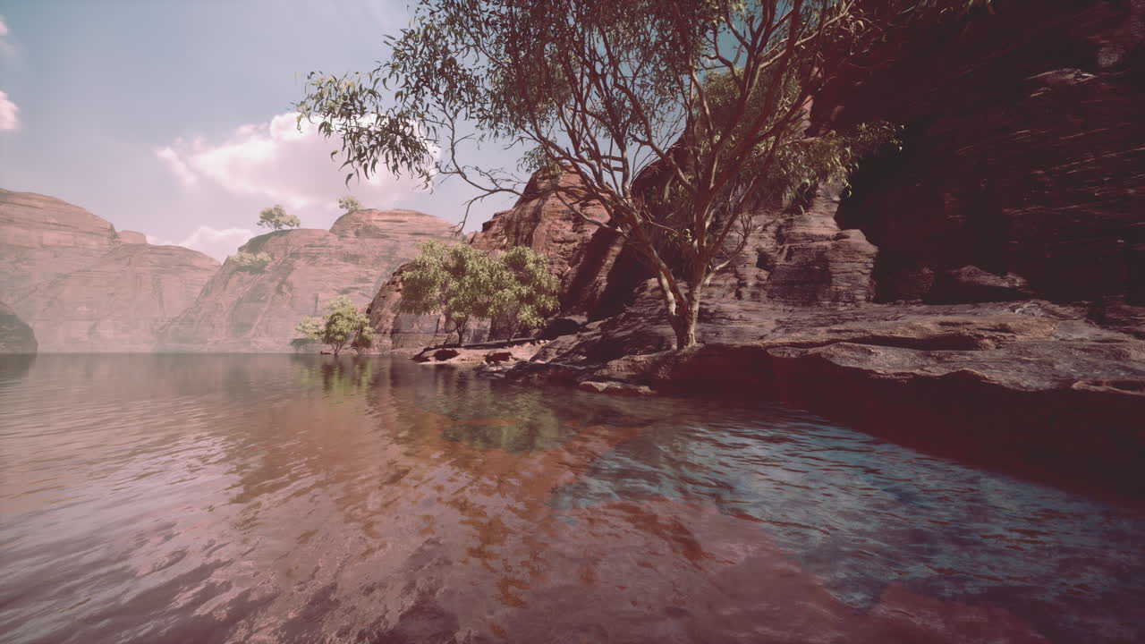 vista panorámica del río colorado