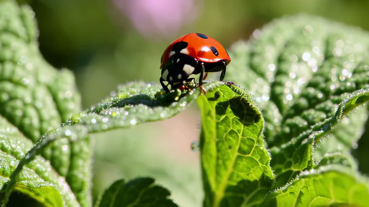 Ladybug on a Leaf