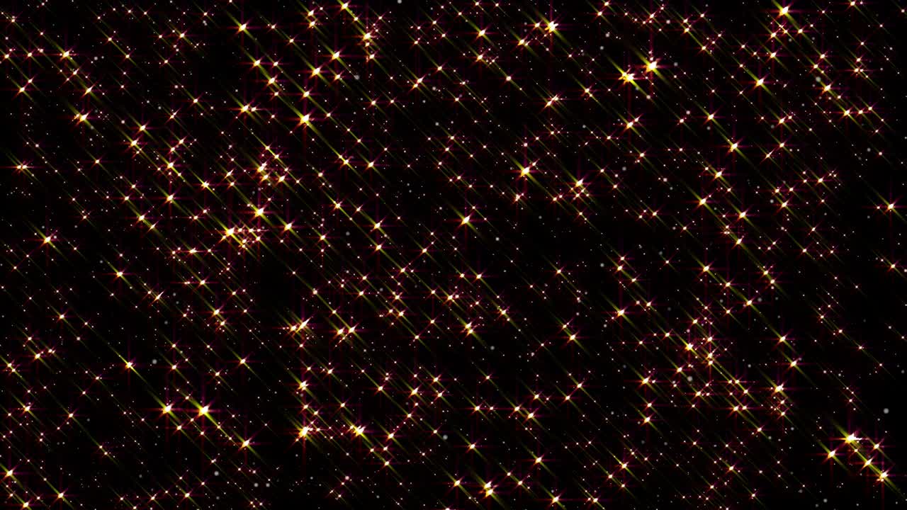 4k 반이는 별, 화려한 입자