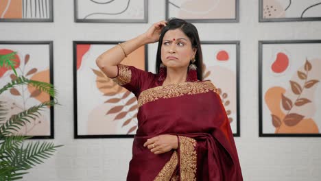 confused-Indian-woman-thinking-about-something