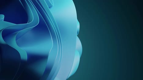 una etérea ondas azules verticales
