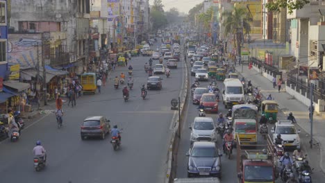 traffic on hosur road near silk board junction, bengaluru, india