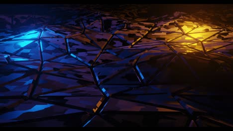 animación abstracta de bucle sin fin de fondo en 3d.