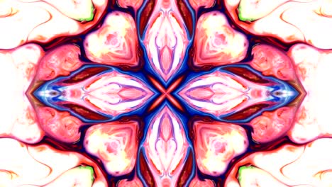 abstracto pincel tinta concepto liso patrón simétrico ornamental decorativo caleidoscopio movimiento círculo geométrico y formas de estrellas