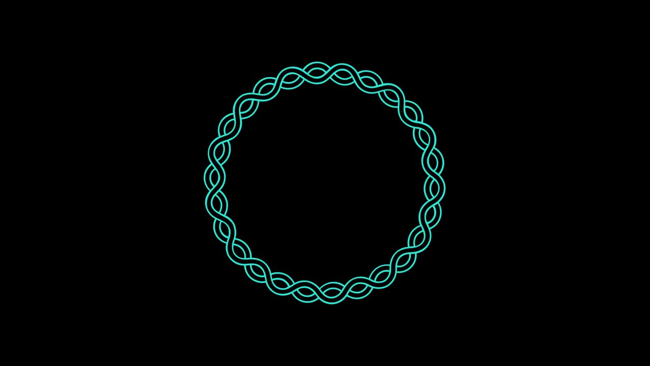 다양한 색상으로 구성된 모형, 16:9 비디오 형식.