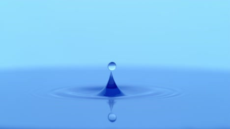 water drop in slow motion