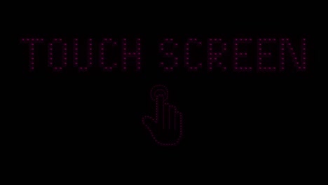 touch screen light logo