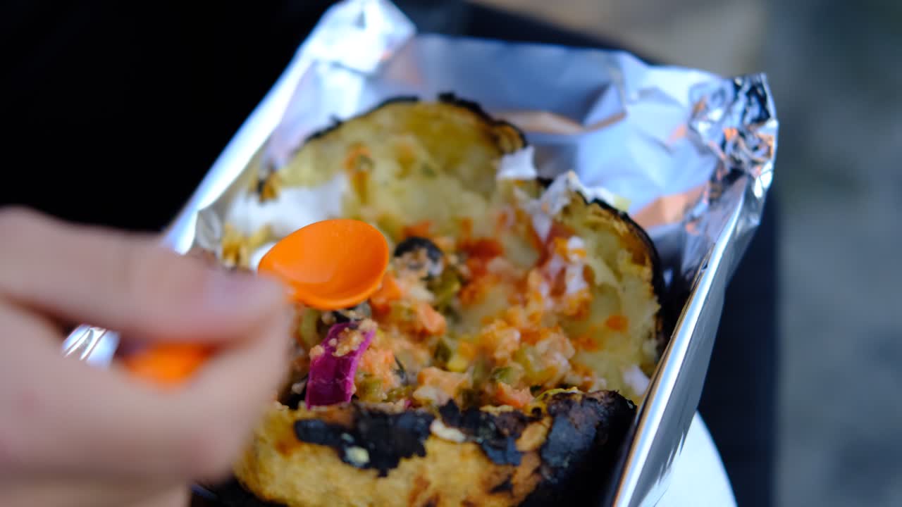 un kumpir de sabor diferente