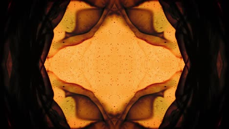 caleidoscopio abstracto, patrones fractales simétricos