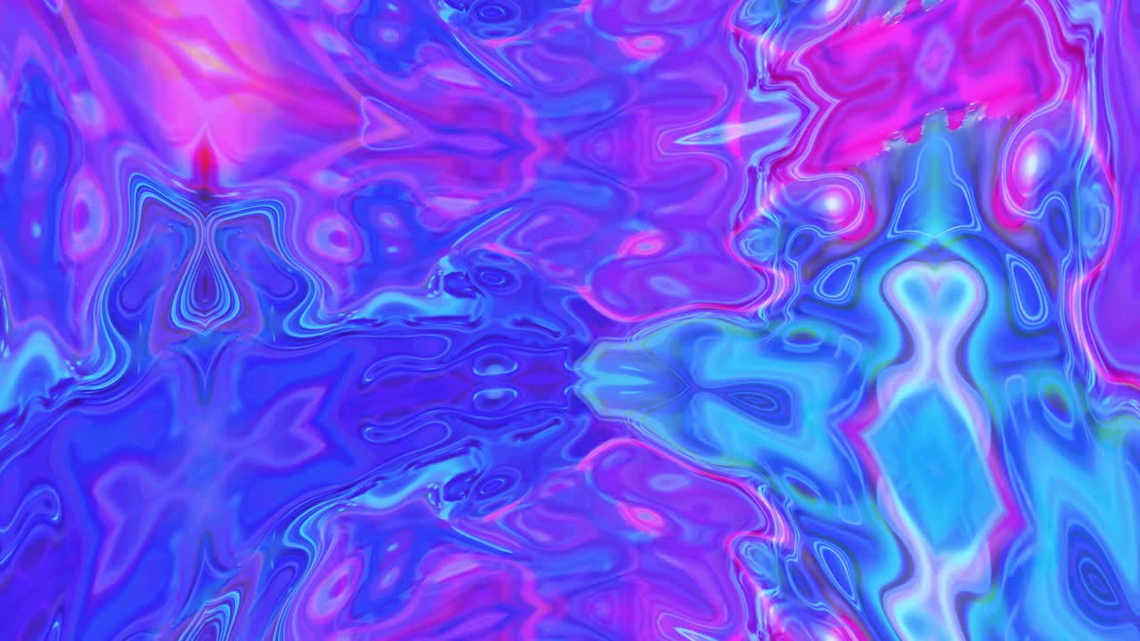 fondo de animación líquida de color agua azul y rosa abstracto. animación ondulada de color agua ondulada.