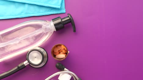 suprimentos médicos e medicamentos