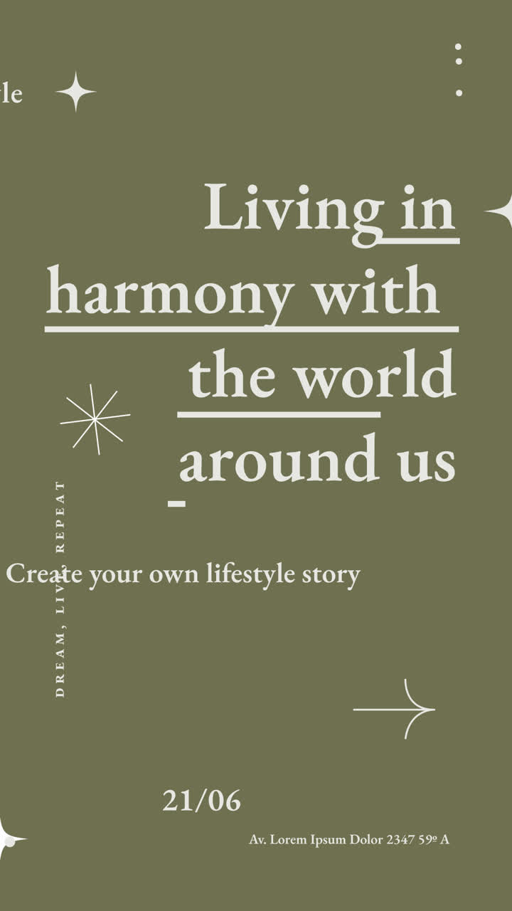 Lifestyle Poster Design