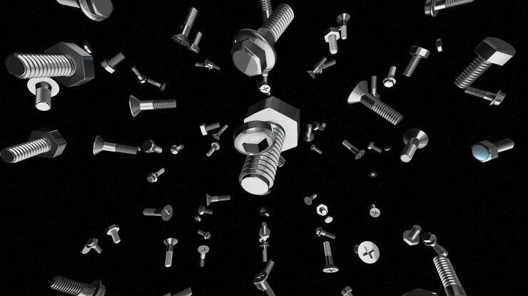 Screws swinging in space