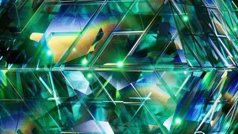 abstract green geometric background