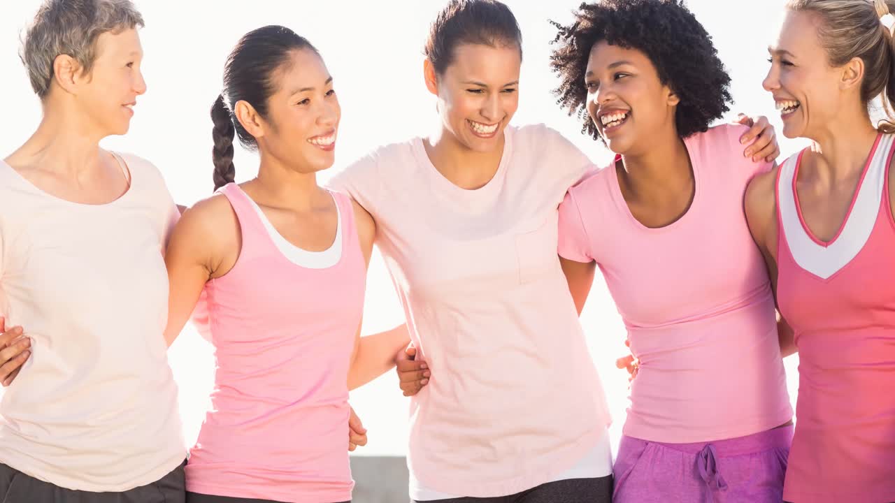 웃는 여성들의 다양한 그룹의 다양한 그룹의 애니메이션