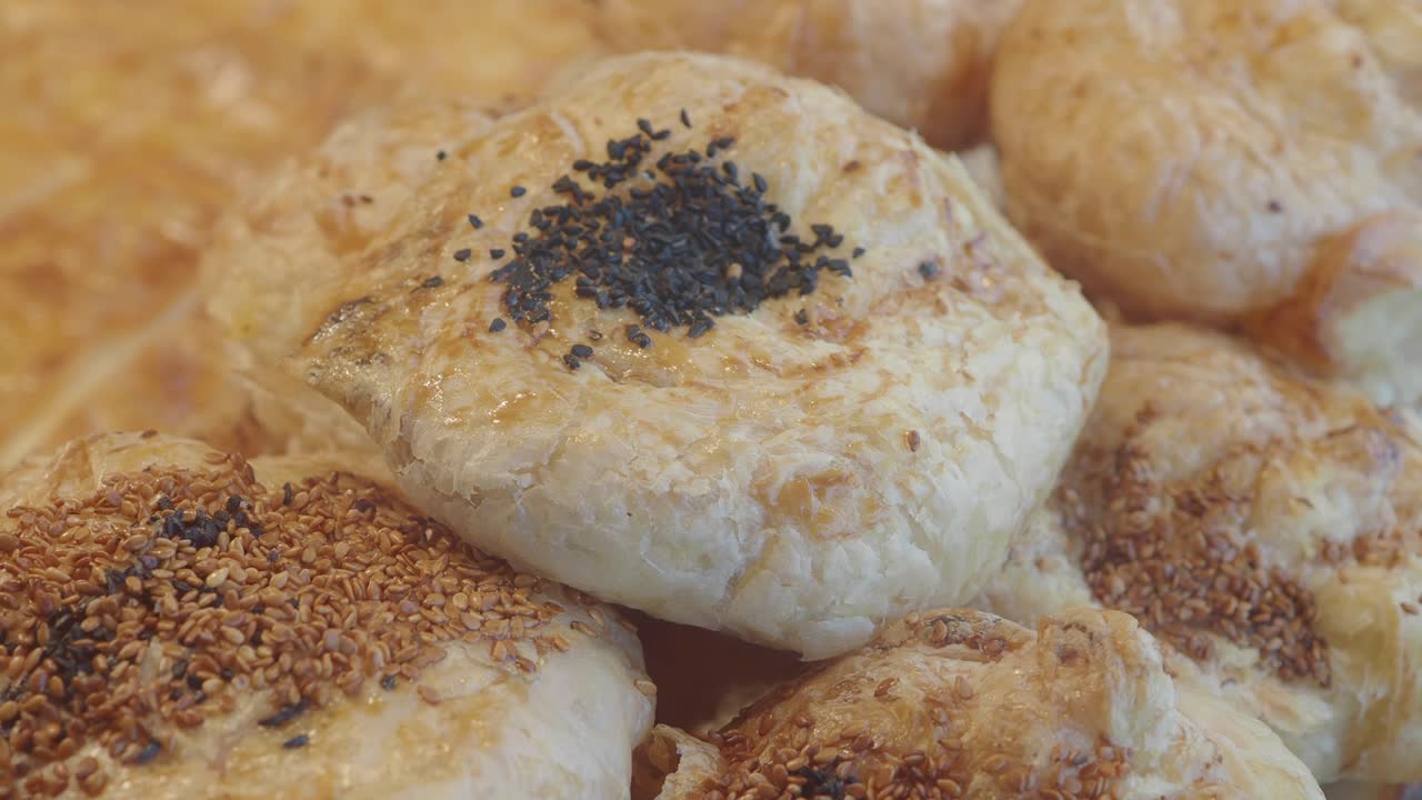Turkish Pide or Similar Pastries