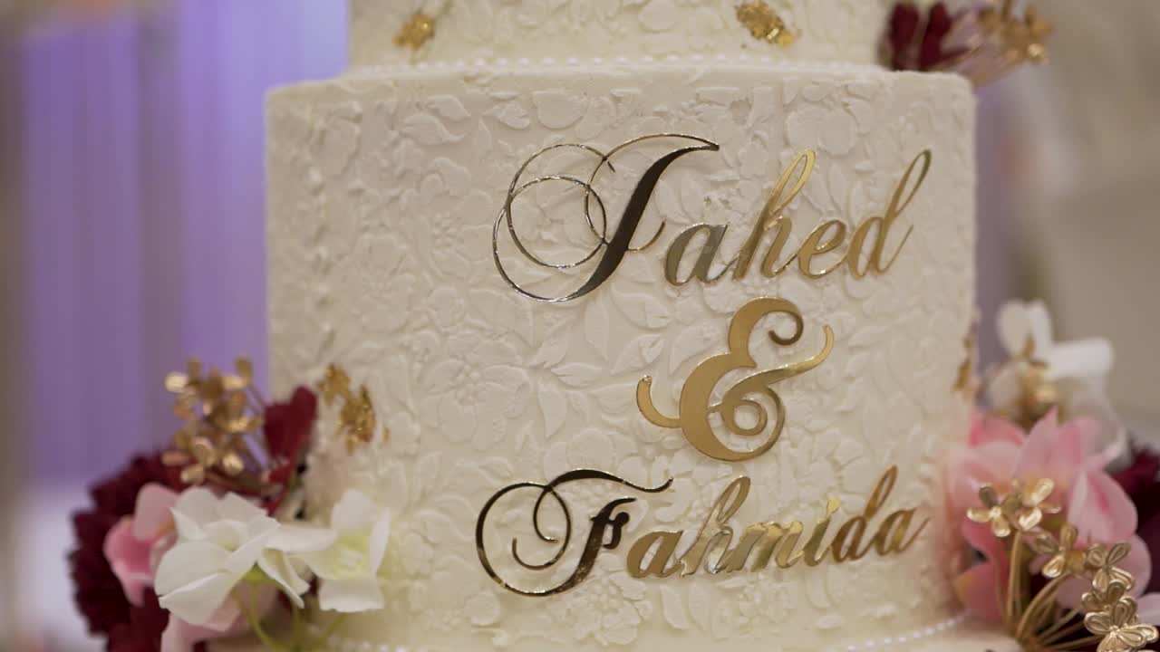 Torta Nuziale di Jahed e Fahmida