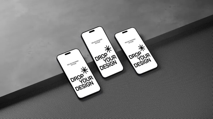 Mobile Phone Screen Mockup
