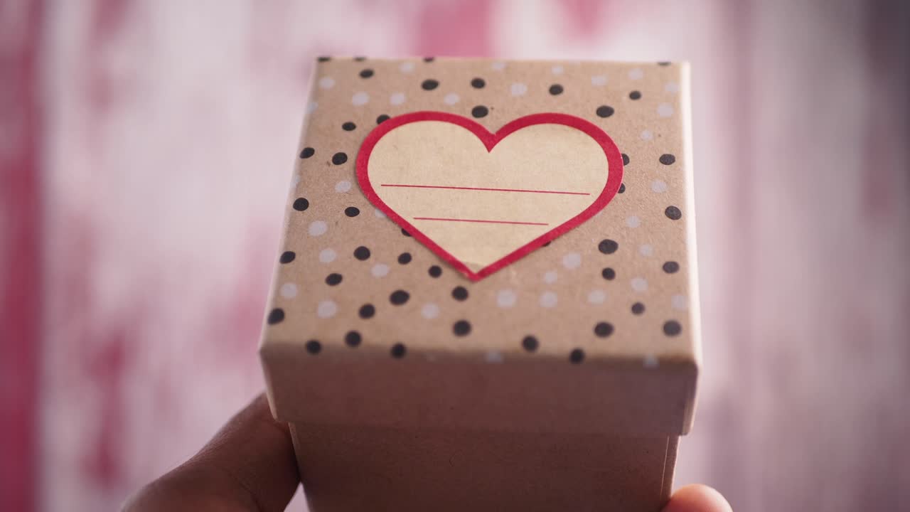 Caja de regalo con corazón
