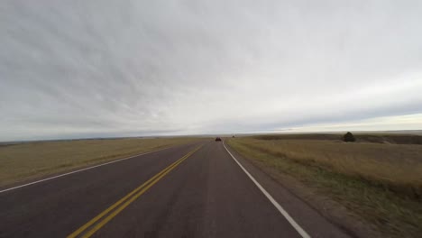 Hyperlapse-of-driving-through-the-Badlands-in-South-Dakota