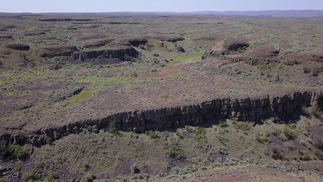 las inundaciones de la edad de hielo arrasaron las tierras canalizadas en el centro de washington.