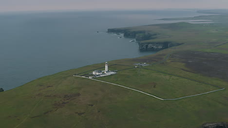 Aerial-orbit-of-Loop-Head-Lighthouse