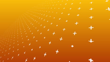 vídeo de fondo, gráficos de partículas, vídeo de fondo animado color naranja