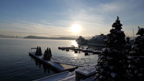 fjord oslo- winter 2022, norway