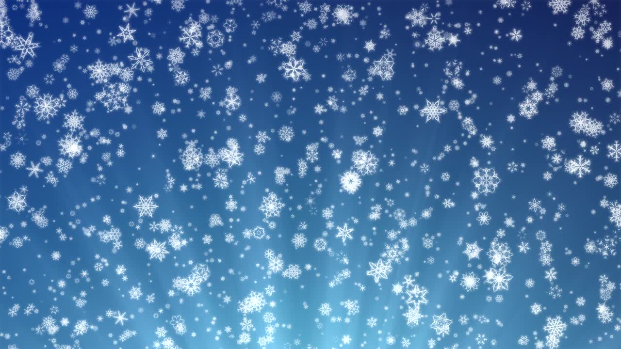 Pretty Snow - Snowflakes And Christmas Video Background Loop