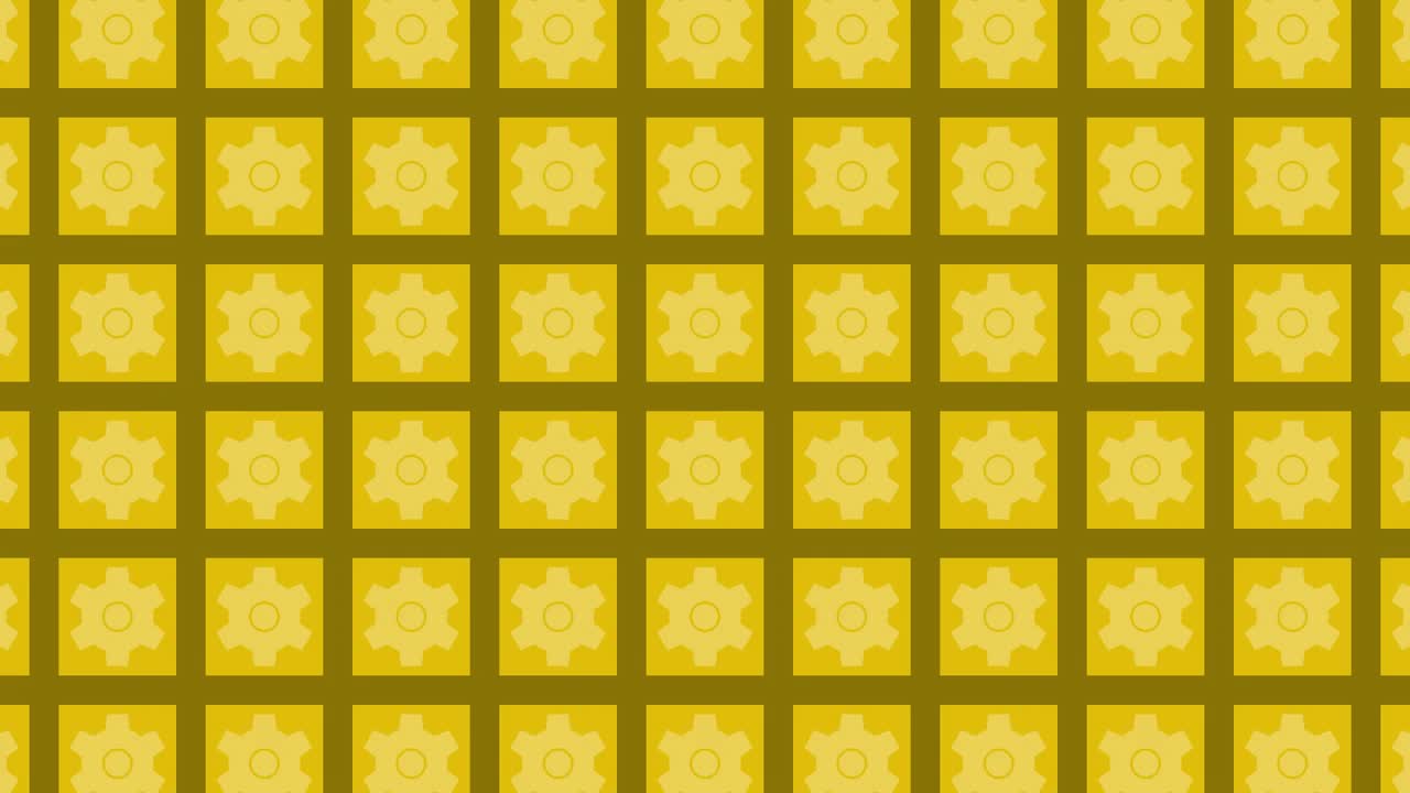 Gold Gear Pattern