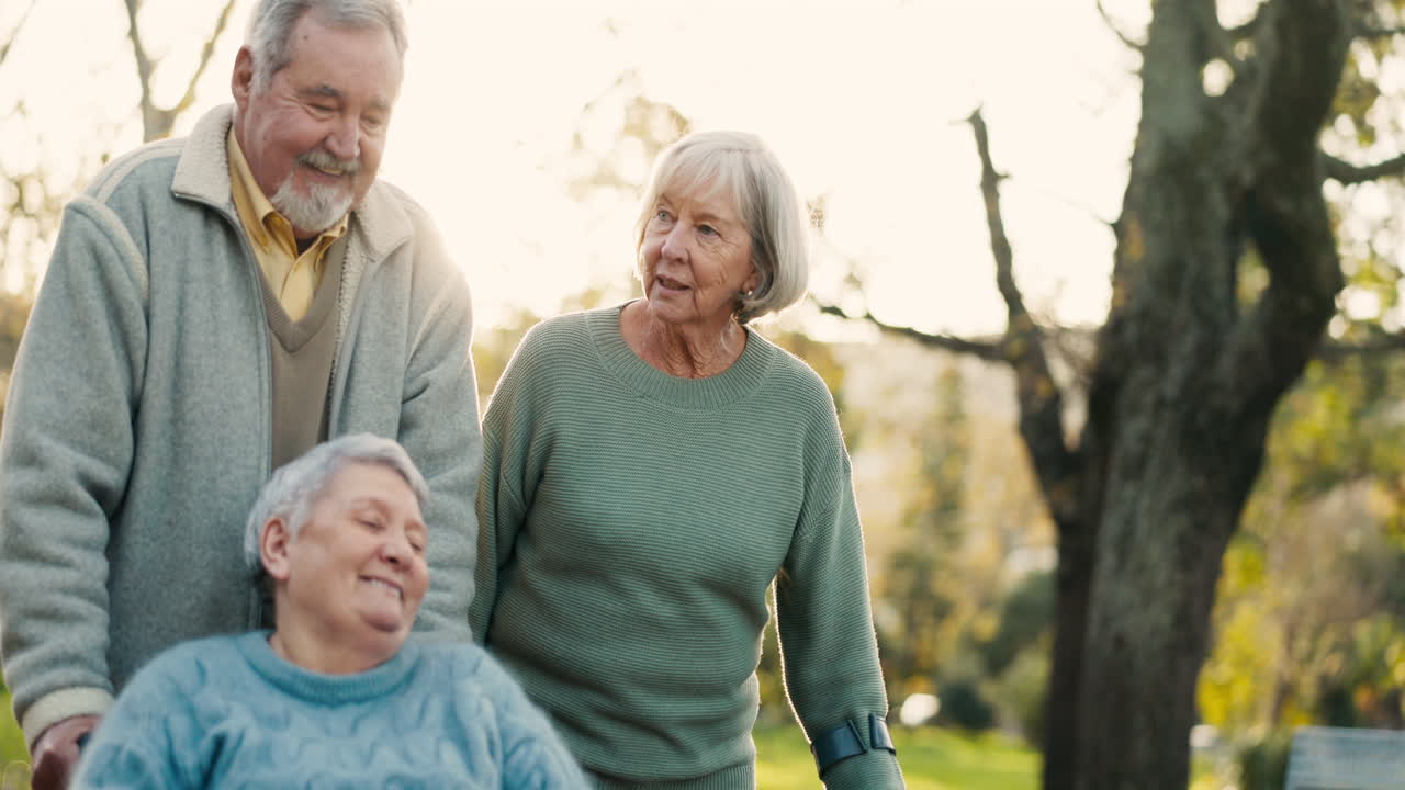 산책, 자연과 여자 친구들과